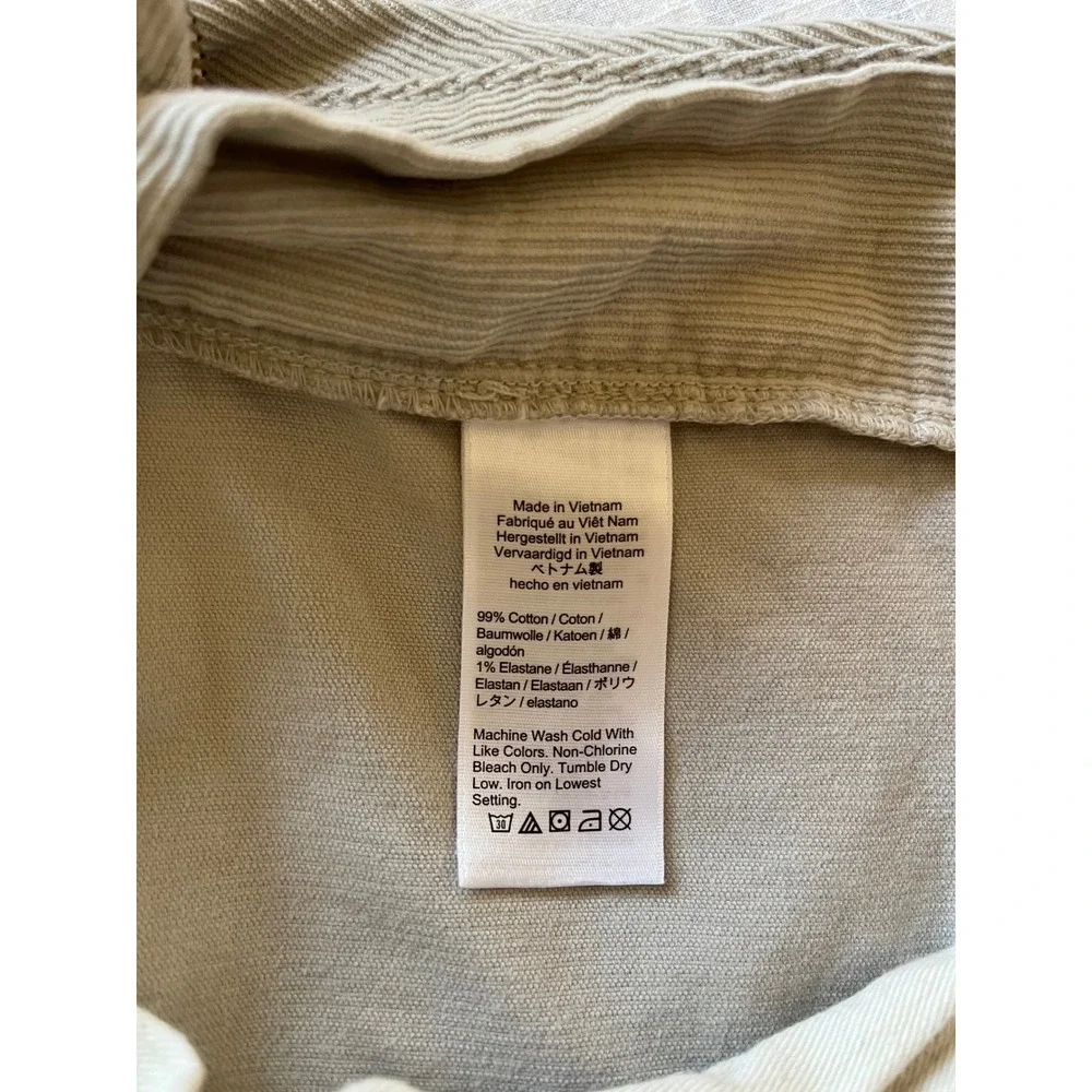 JCrew 770 Straight Fit Corduroy Pants Mens 35x32 Stretch